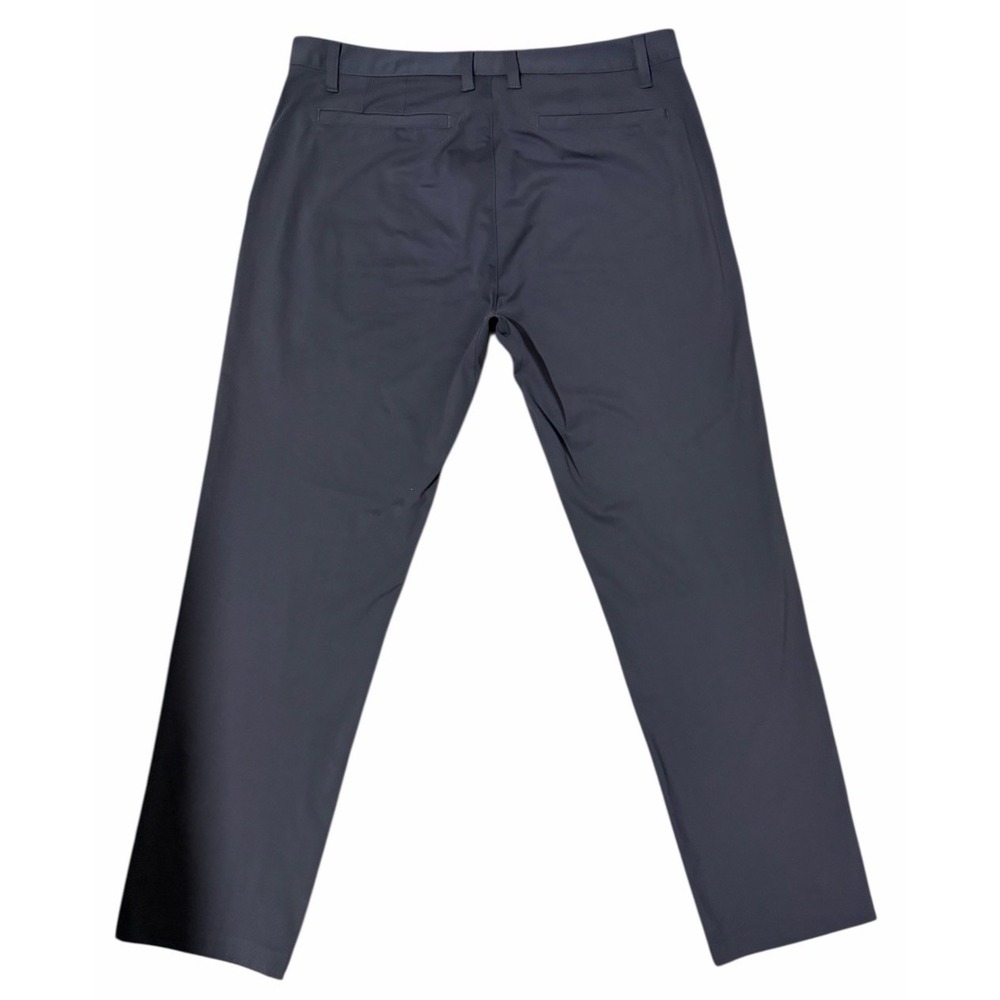 RHONE Commuter Pants Slim Fit Performance Blue Gray  Men's Size 35 x 30 - Picture 2 of 12